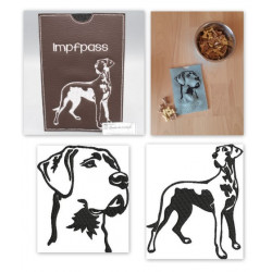 Stickdatei - Deutsche Dogge Silhouette